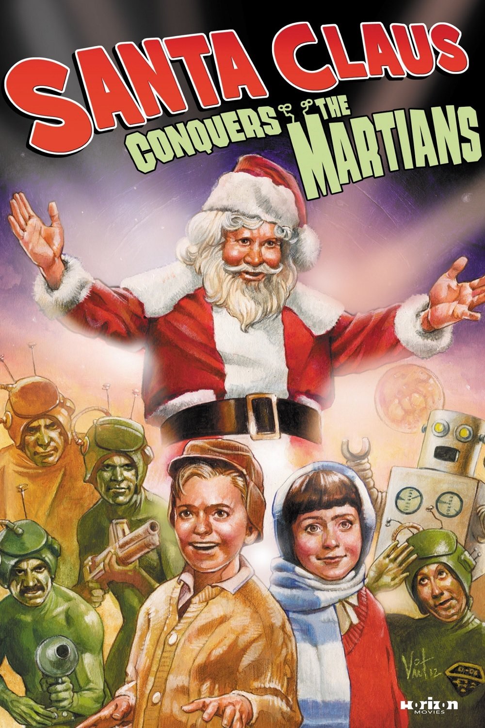 Poster for the movie "Santa Claus Conquers the Martians"