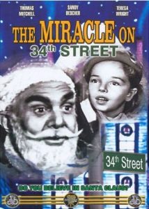 Poster for the movie "The Miracle on 34th Street"