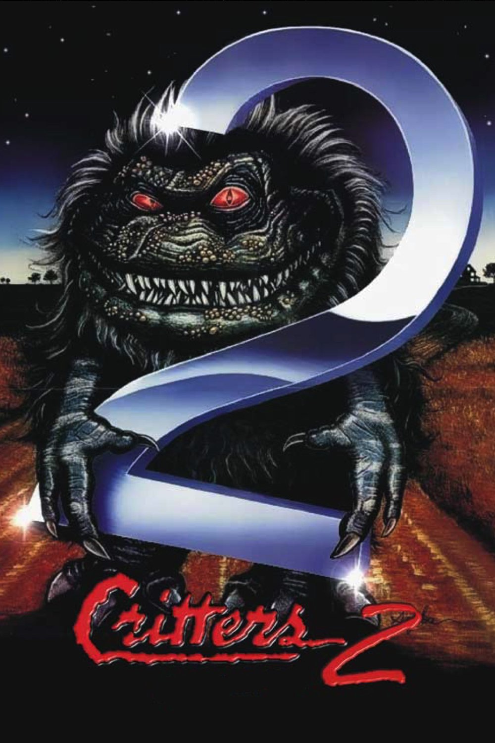 Poster for the movie "Critters 2"