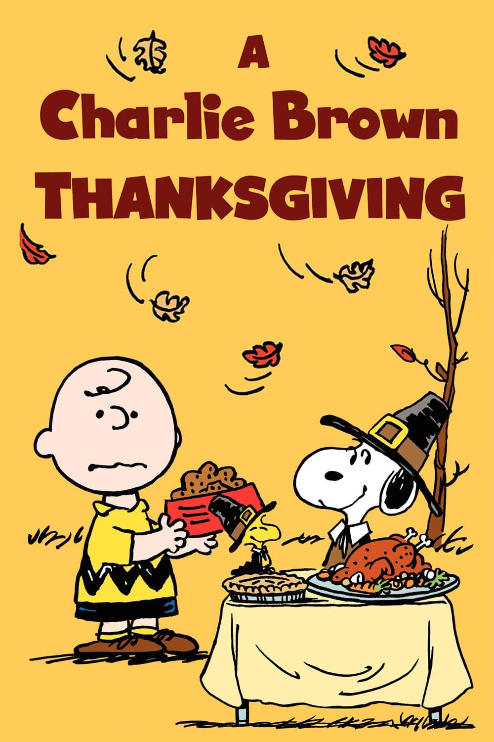 Poster for the movie "A Charlie Brown Thanksgiving"