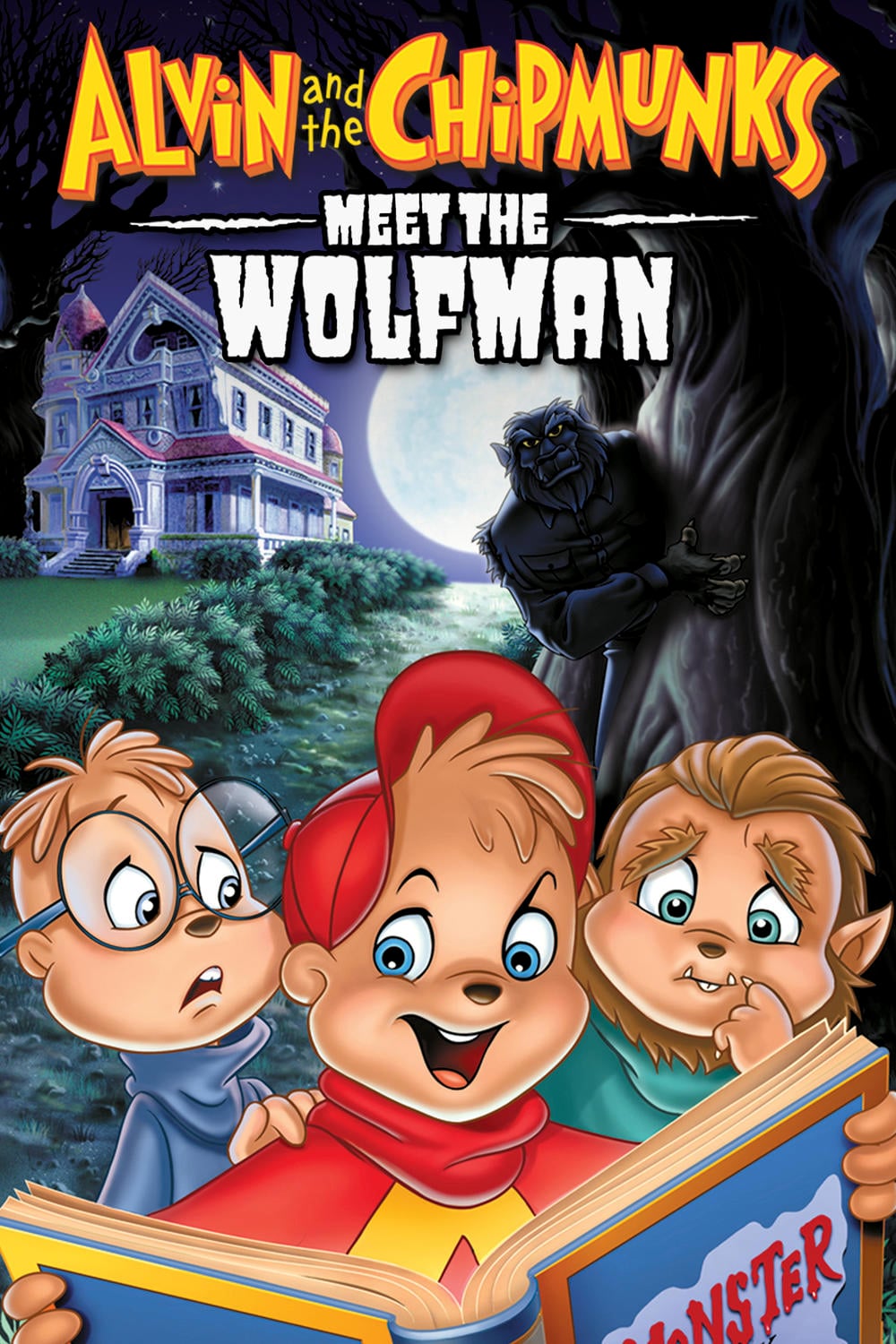 Poster for the movie "Alvin and the Chipmunks Meet the Wolfman"