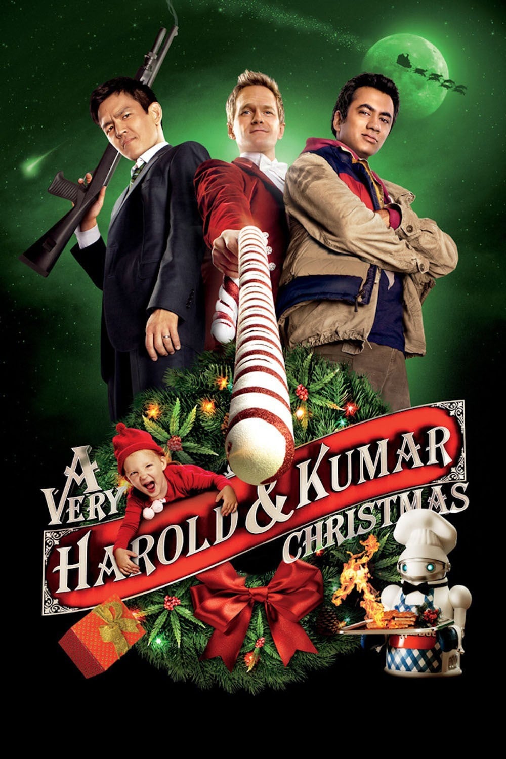 Poster for the movie "A Very Harold & Kumar Christmas"