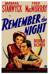 Poster for the movie "Remember the Night"