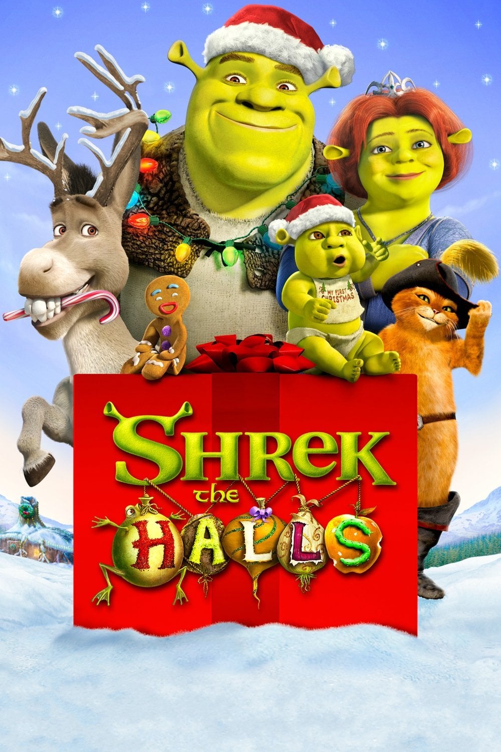 Poster for the movie "Shrek the Halls"