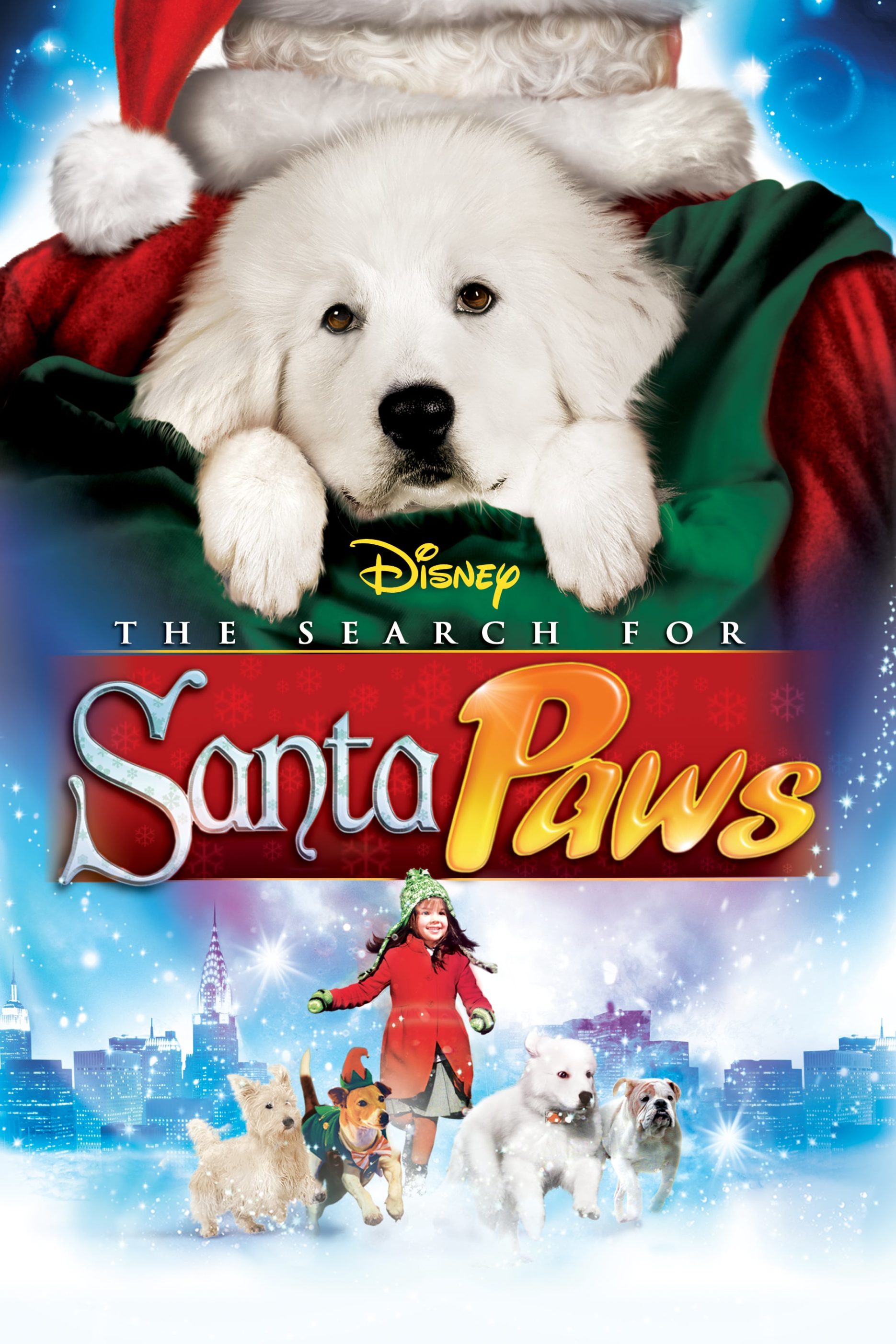 Poster for the movie "The Search for Santa Paws"